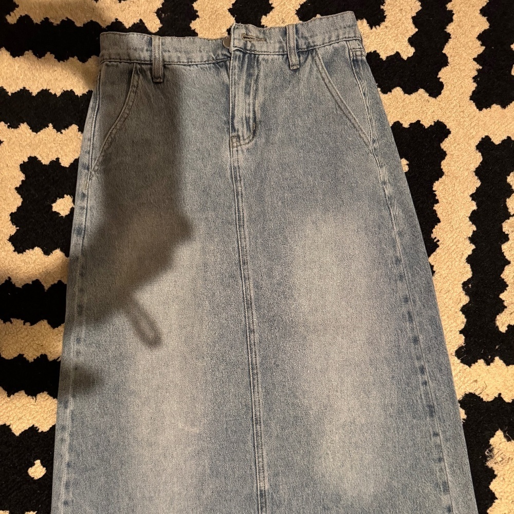 PTCL Long Maxi Denim Skirt - Picture 2 of 6